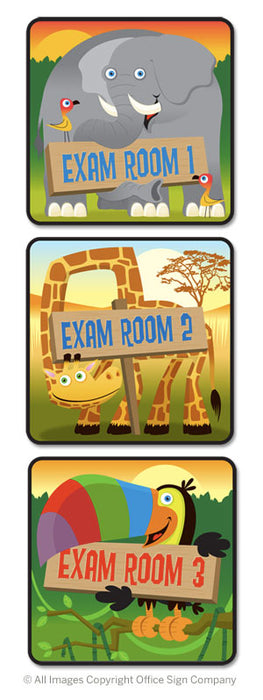Exam Room Signs for Pediatric Hospital