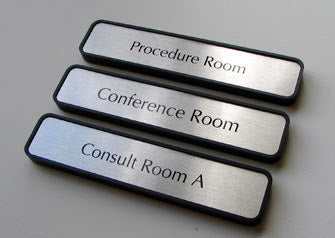 Waiting room signs, therapy room signs, medical office signs