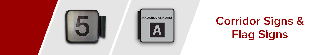 Custom Corridor Signs & Flag Signs for Medical, Dental, & Doctors ...