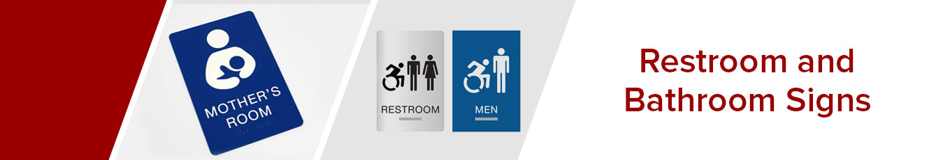 Restroom and Bathroom Signs