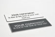 Co-pay Office Sign