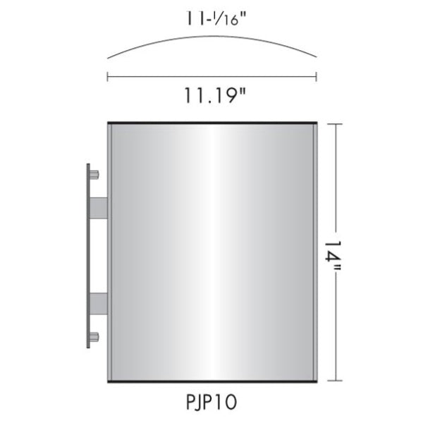 Curved Projecting Sign – Double Sided