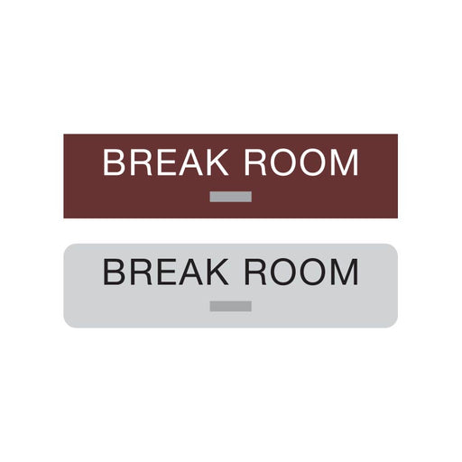 Americans with Disabilities Act (ADA) Braille Break Room Signs