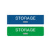 2" x 8" Americans with Disabilities Act (ADA) Braille Storage Sign