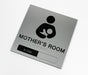 Mother's Room Braille Slider Sign