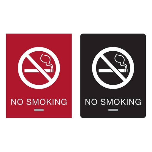 Americans with Disabilities Act (ADA) Braille No Smoking Signs