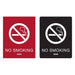 Americans with Disabilities Act (ADA) Braille No Smoking Signs