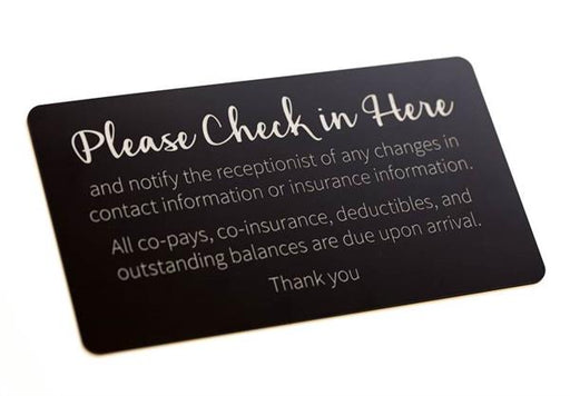 Reception Insurance Sign