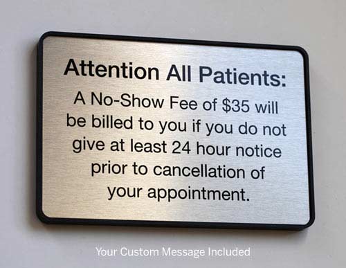 Custom Medical Office Signs and Check In Signs