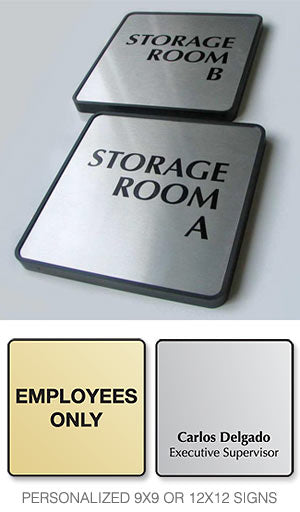 custom name plates & door signs