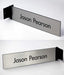 Two-Sided Metal Corridor Flag Signs