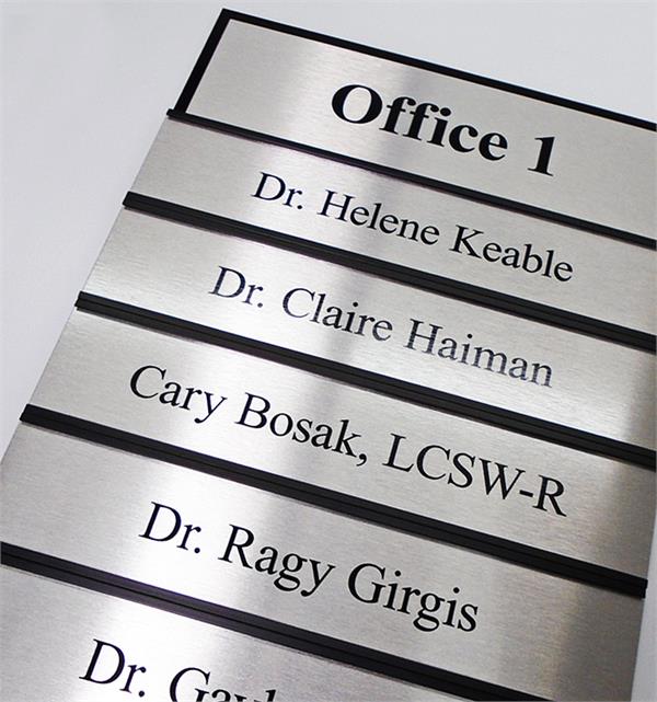 Changeable Office Signs & Name Plates