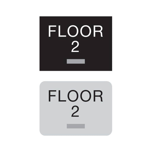 Americans with Disabilities Act (ADA) Braille Floor Number Signs