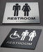 Braille Restroom Signs ADA Grade 2 Braille