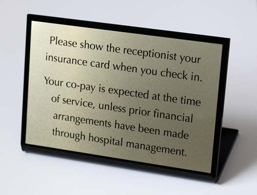 Medical office signs and appointment signs