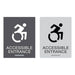 New York ADA Braille Accessible Entrance Signs