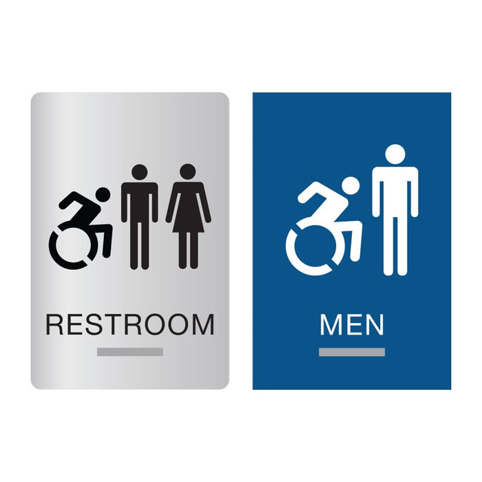 New York ADA Braille Restroom Signs