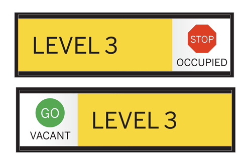 Occupied & In Session Message Signs