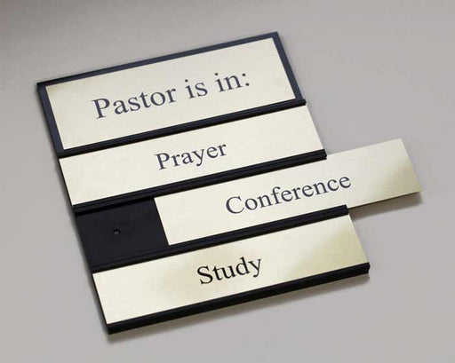 Interchangeable Office Signs & Name Plates