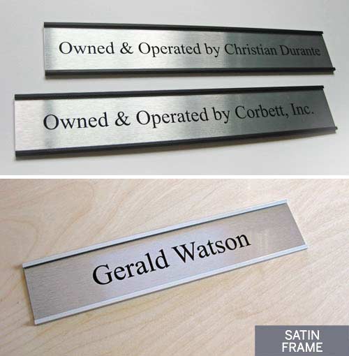 Medical Name Paltes and Doctors Door Signs