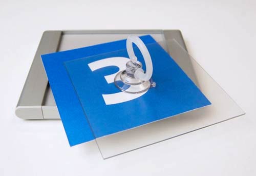 Wall Mount Insert Sign Satin Silver Two-Sided Interchangeable Wall Mount Sign (Inserts Sold S ...