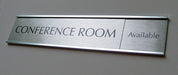 Silver Metal Name Plates