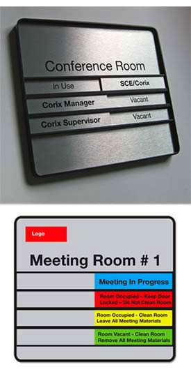 Sliding Door Signs - Vacant Occupied Signage