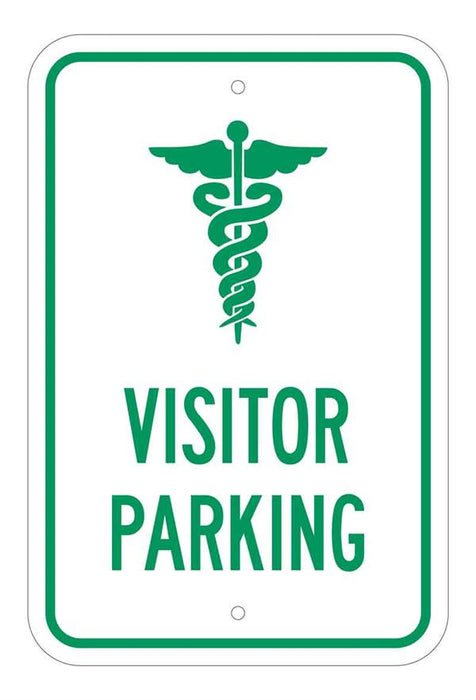 Exterior Grade Visitor Parking Signs
