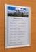 Metal Interchangeable Room Schedule Sign