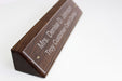 Professional Unique Walnut Desk Sign